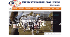Desktop Screenshot of americanfootballworldwide.com